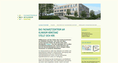Desktop Screenshot of facharztzentrum-am-klinikum-konstanz.de