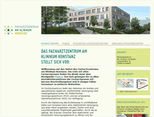 Tablet Screenshot of facharztzentrum-am-klinikum-konstanz.de